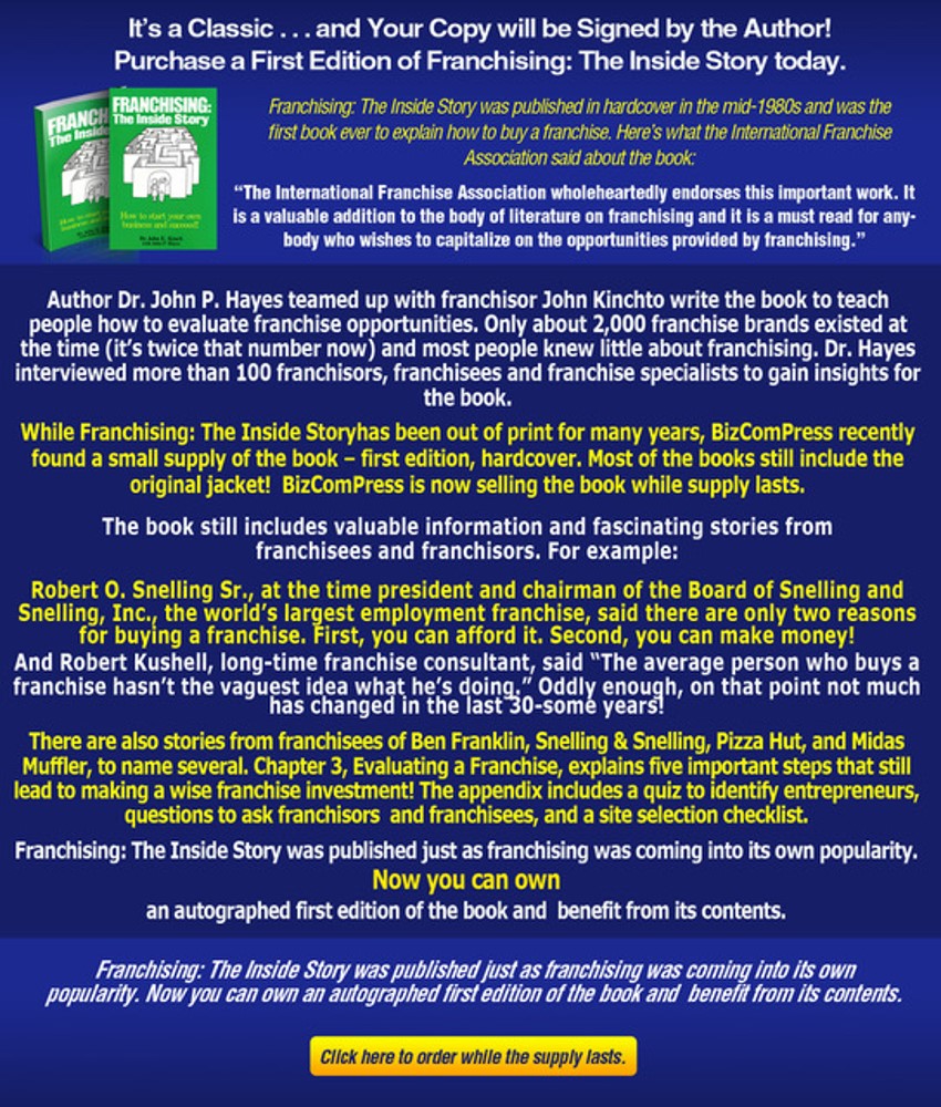 The Inside Story -- Franchise Classic Book Signed by the Author